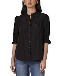 Wit & Wisdom - Eyelet Woven Top - Lyst