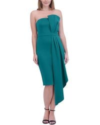 Eliza J - Sleeveless Solid Midi Dress - Lyst