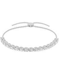 Lab Grown Diamonds - 14K 2.00 Ct. Tw. Lab Grown Diamond Tennis Bolo Bracelet - Lyst