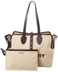 burberry medium canvas tote