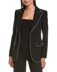 Lafayette 148 New York - Peak Lapel Contrast Blazer - Lyst
