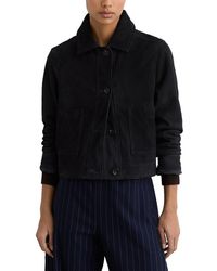 Reiss - Sonny Suede Jacket - Lyst