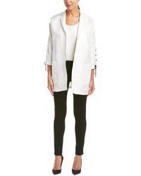 Max Mara Linen Coat - White