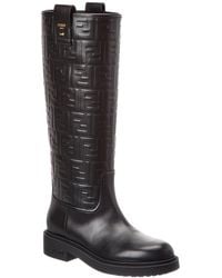 Fendi - Leather Boots - Lyst