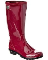 ugg red rain boots
