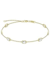 Lab Grown Diamonds - 14K 2.00 Ct. Tw. Lab-Grown Diamond Station Bracelet - Lyst