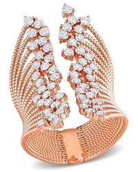 Rina Limor - 14k Rose Gold 1.80 Ct. Tw. Diamond Cocktail Ring - Lyst