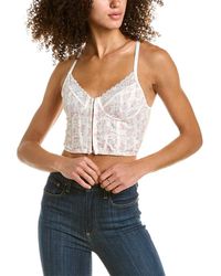 emmie rose - Lace Top - Lyst