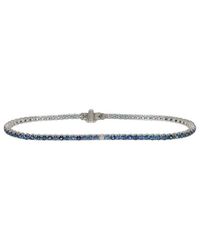 Diana M. Jewels - Fine Jewelry 14k 3.20 Ct. Tw. Diamond & Sapphire Bracelet - Lyst