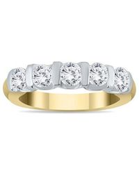 True Diamond - 14K Two-Tone 0.96 Ct. Tw. Diamond Ring - Lyst