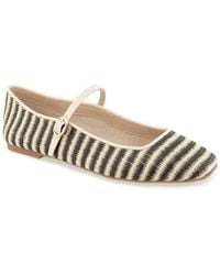 Kenneth Cole - Jasper Square Toe Ballet Flats - Lyst