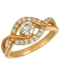 Le Vian - Honey & Nude 14K 0.92 Ct. Tw. Diamond Cocktail Ring - Lyst