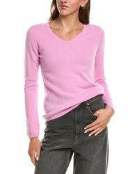 InCashmere - Basic V-Neck 100% Cashmere Sweater - Lyst