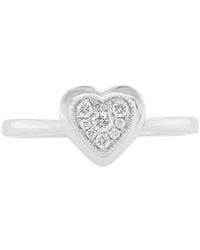 Diana M. Jewels - Fine Jewelry 14k 0.11 Ct. Tw. Diamond Half-eternity Ring - Lyst