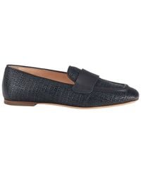 Agl Attilio Giusti Leombruni - Sheryl Raffia Leather Moccasin - Lyst