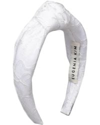 Eugenia Kim - Karyn Sequin Rose Lace Headband - Lyst