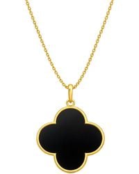 Gabi Rielle - Femme Felling 14K Plated Agate Stackable Necklace - Lyst