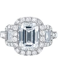 Diana M. Jewels Fine Jewelry Platinum 4.69 Ct. Tw. Diamond Ring - Metallic