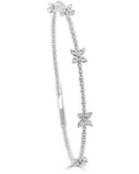 Sabrina Designs - 14K 0.59 Ct. Tw. Diamond Stackable Flexible Bangle Bracelet - Lyst
