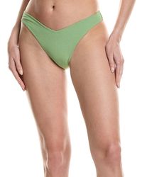 RVCA - Costa Crinkle V Medium French Cut Bottom - Lyst