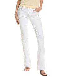 7 For All Mankind - Kimmie Clean White Bootcut Jean - Lyst