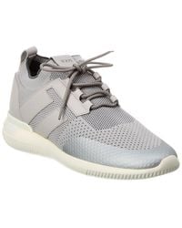 Tod's - Sportivo Light Knit & Leather Sneaker - Lyst