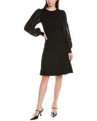 Nanette Lepore - Chiffon Sleeve Sweaterdress - Lyst