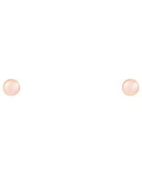 Splendid - 14k 3-4mm Pearl Earrings - Lyst