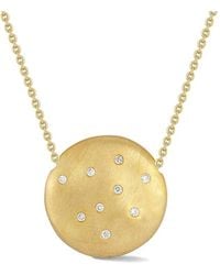 Reiss - 14k 0.09 Ct. Tw. Diamond Necklace - Lyst