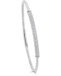 Sabrina Designs - 14K 0.67 Ct. Tw. Diamond Flexible Stackable Bangle Bracelet - Lyst