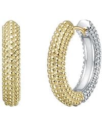 Rachel Glauber - Plated Hoop Earrings - Lyst