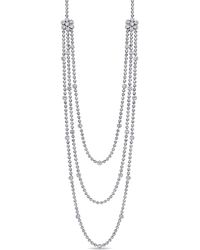Diamond Select Cuts - Certified 18k 27.14 Ct. Tw. Diamond Tennis Necklace - Lyst