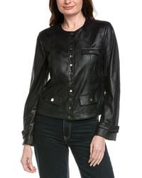 Joseph Ribkoff - Vegan Leather Jacket - Lyst