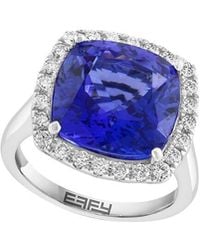 Effy Fine Jewelry - 14K 10.39 Ct. Tw. Diamond & Tanzanite Ring - Lyst