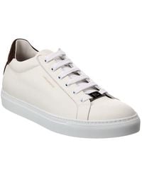 Isaia - Leather Sneaker - Lyst