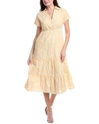 Sam Edelman - Leaf Print Shirtdress - Lyst