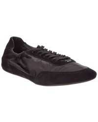 Prada - Collapse Re-Nylon & Suede Sneaker - Lyst
