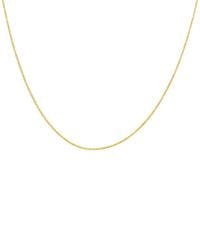 Italian Gold - 14K .95Mm Diamond Cut Round Wheat Chain Necklace - Lyst