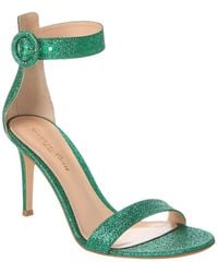 Gianvito Rossi - Portofino 85 Glitter Sandal - Lyst