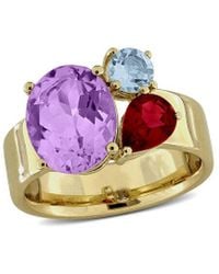 Rina Limor - 4.40 Ct. Tw. Amethyst & Garnet & Topaz Ring - Lyst