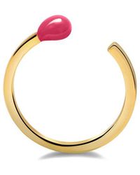 Gabi Rielle - 14k Over Silver Enamel Adjustable Matchstick Ring - Lyst