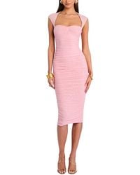 SER.O.YA - Seroya Kylie Mesh Midi Dress - Lyst