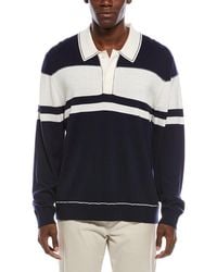 Jonathan Simkhai - Striped Wool Polo Shirt - Lyst