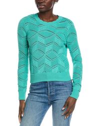 Autumn Cashmere - Fancy Shaker Stitch Sweater - Lyst