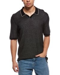 RAFFI - Silk-Blend Johnny Collar Shirt - Lyst
