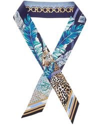 Ferragamo - Felini Print Silk Scarf - Lyst
