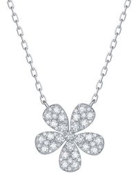 Sabrina Designs - 14K 0.70 Ct. Tw. Diamond Flower Necklace - Lyst