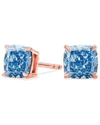Amairah - 14K Rose 2.00 Ct. Tw. Lab-Grown Diamond Stud Earrings - Lyst