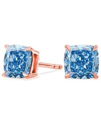 Amairah - 14K Rose 2.00 Ct. Tw. Lab-Grown Diamond Stud Earrings - Lyst