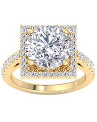 Lab Grown Diamonds - 14k 5.00 Ct. Tw. Lab-grown Diamond Ring - Lyst